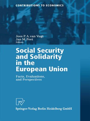 cover image of Social Security and Solidarity in the European Union